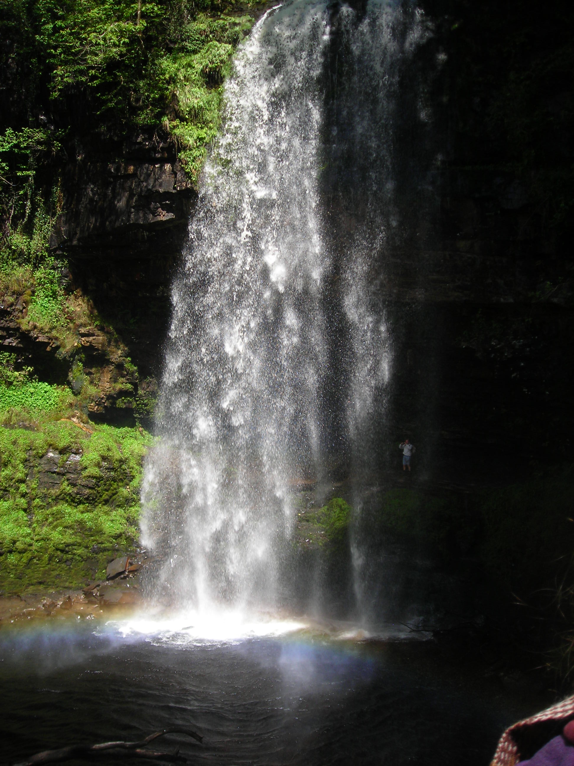 Photo: waterfall Henrhyd Falls